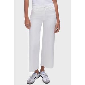 Good American White Wide Leg Jeans